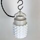 Vintage White Porcelain Pendant Light, 1970s