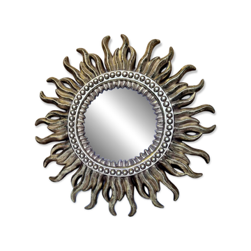 Vintage Gold Sun Mirror – A Mid-Century Classic for a Stylish Décor