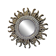 Vintage Gold Sun Mirror – A Mid-Century Classic for a Stylish Décor