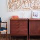 Commode Ulferts teck années 60 poignées intégrées