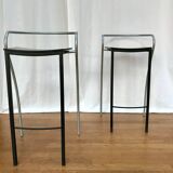Pair of designer bar/kitchen stools "Rio", PASCAL MOURGUE for ARTELANO
