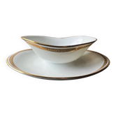Limoges porcelain sauceboat