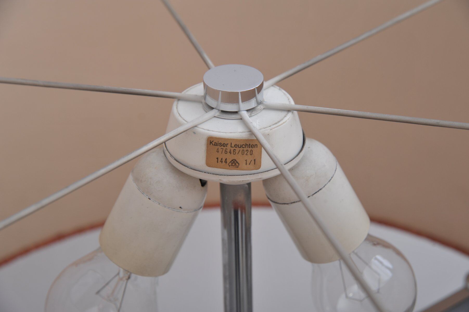 Height-adjustable floor lamp by Kaiser Leuchten, 1960s