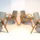 4 Steiner armchairs 1950