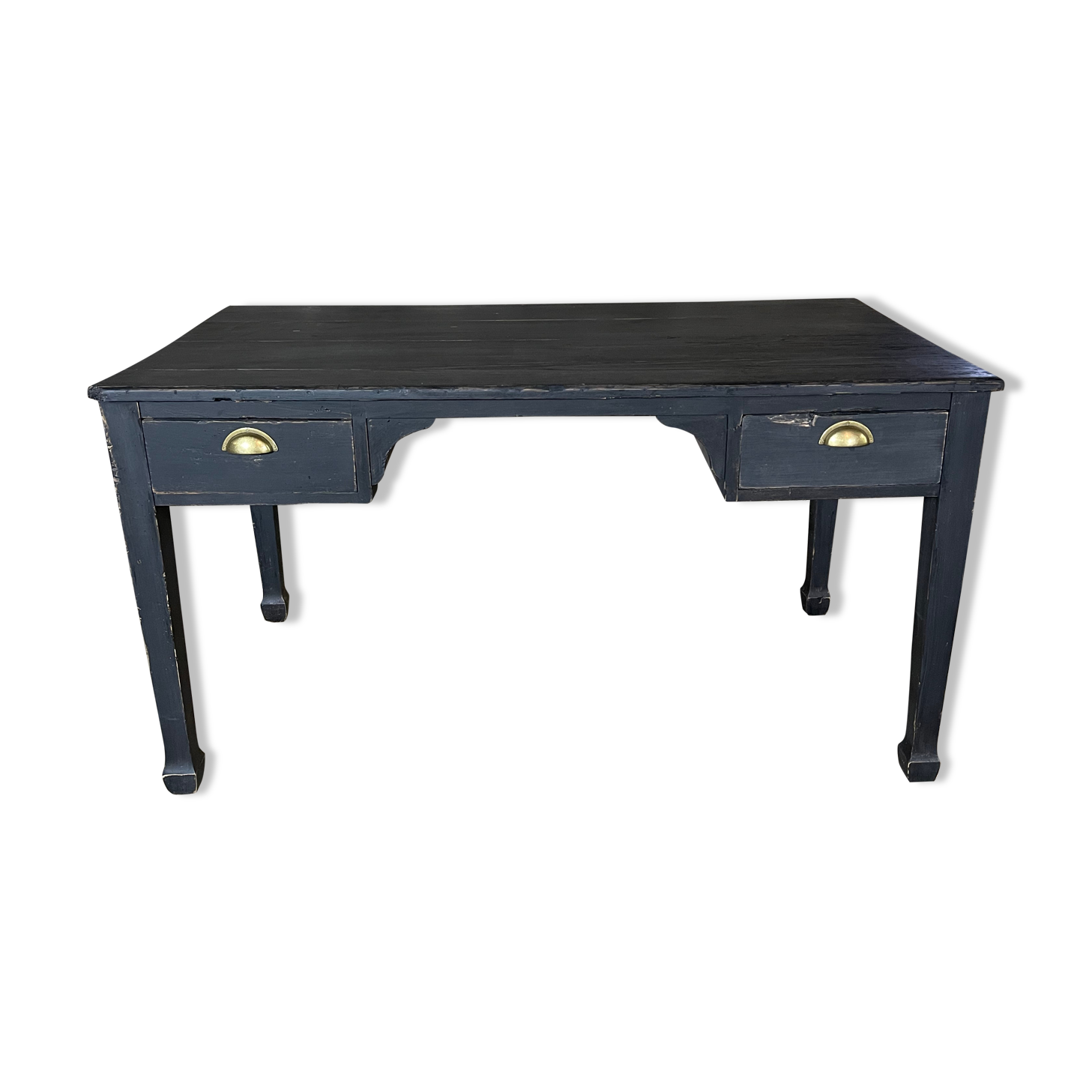 Old black patina office