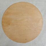 High stool in light wood, 60s