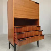 Wooden secretary by Frantisek Mezulanik for Up Zavody
