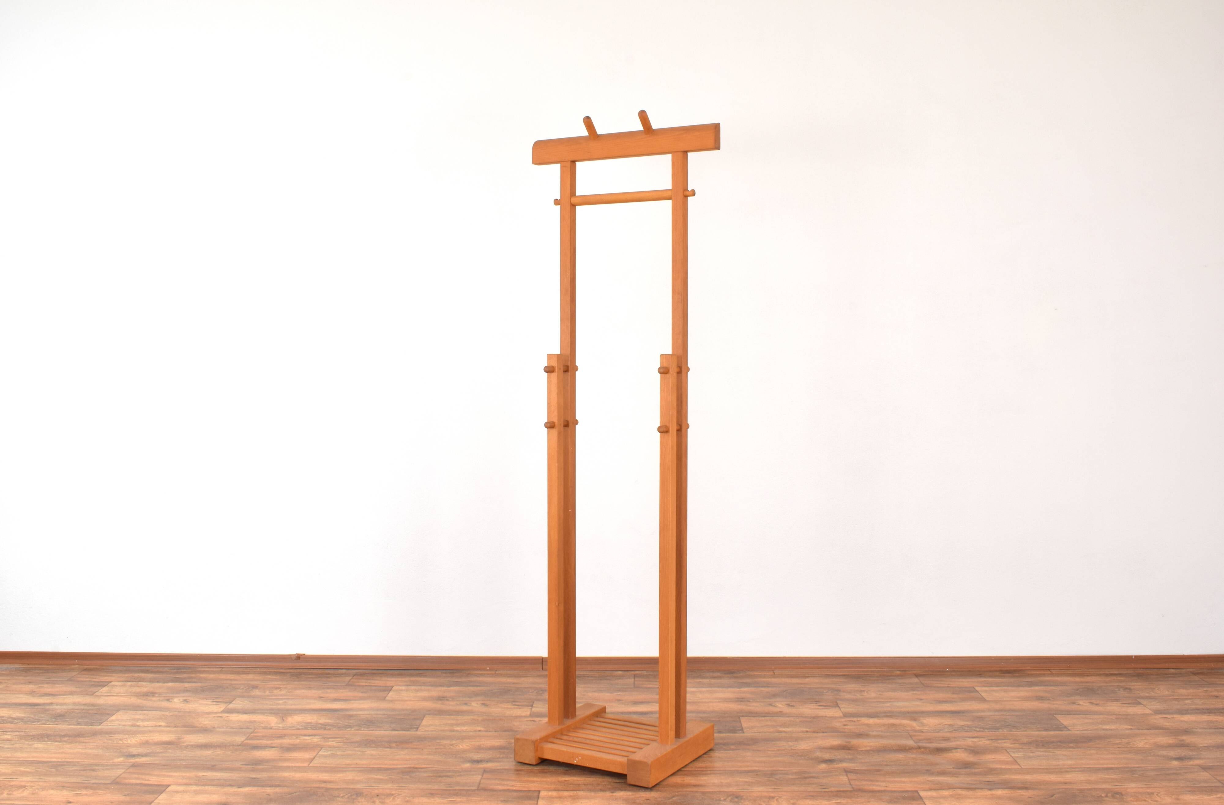 Mid-Century German Standing Coat Rack, 1970s.