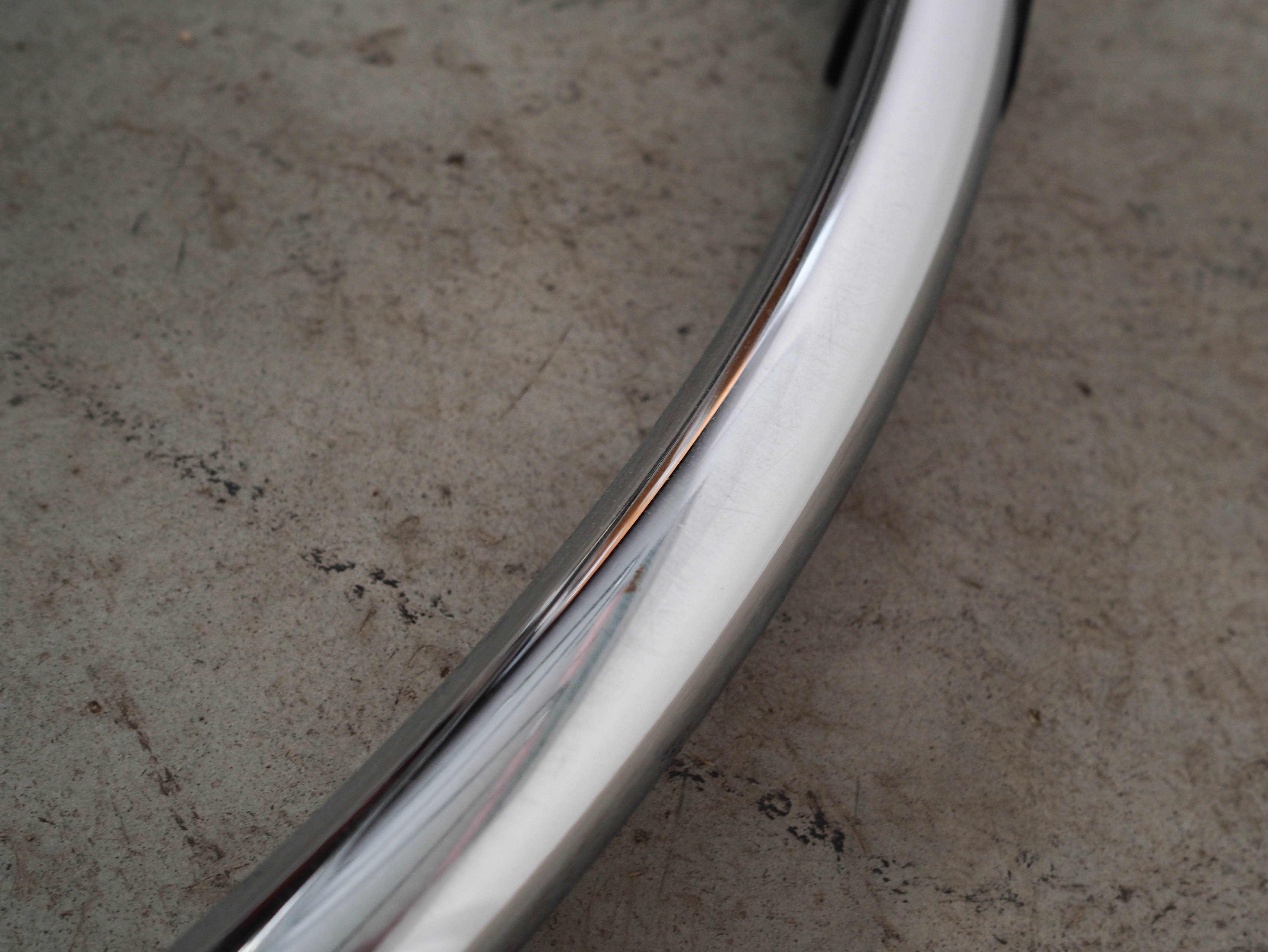 Glass table, Italian design, 1970s, manufactured by Gastone Rinaldi