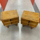 Paire de chevets bambou