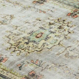 Anatolian handmade vintage rug 280 cm x 170 cm