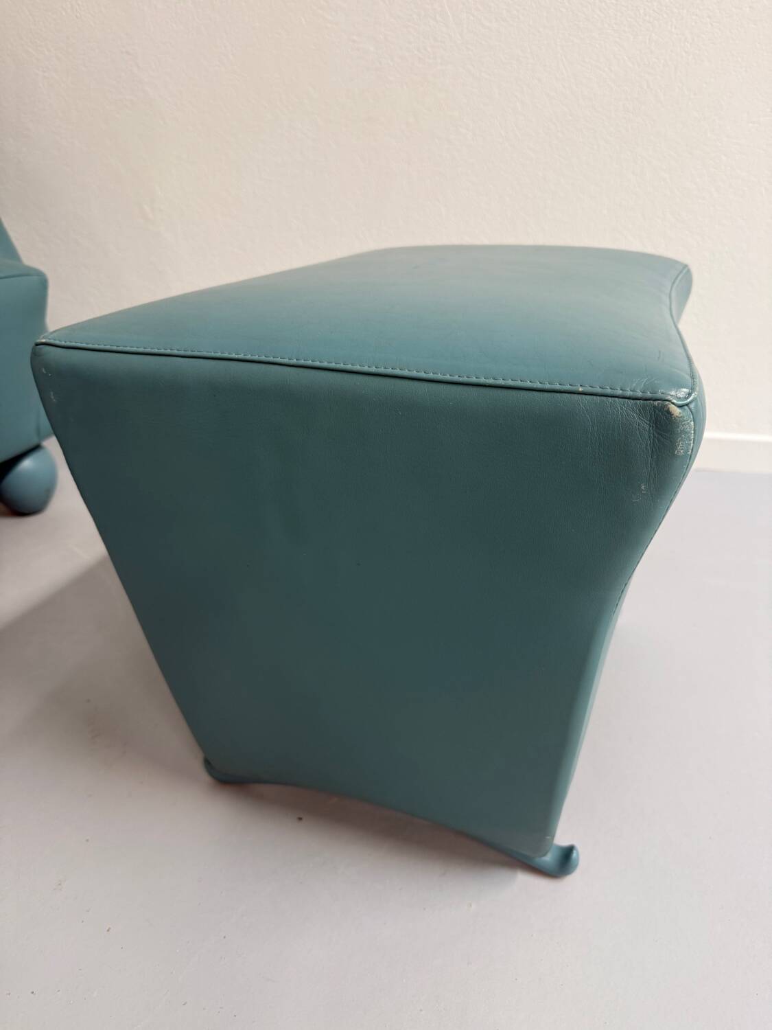 Living room sofa and armchair Atlantis design from the 90s by Wittmann vintage