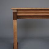 Table d'appoint ou bureau constructiviste vintage en chêne, années 1930