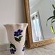 Vase Poët-Laval décor anémones et col tulipe - années 60-70