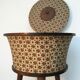 Vintage round tripod worker with tapered feet - 1960