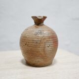 Old glazed terracotta jar