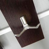 Vintage wall coat rack with 8 hooks and hat shelf