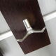 Vintage wall coat rack with 8 hooks and hat shelf