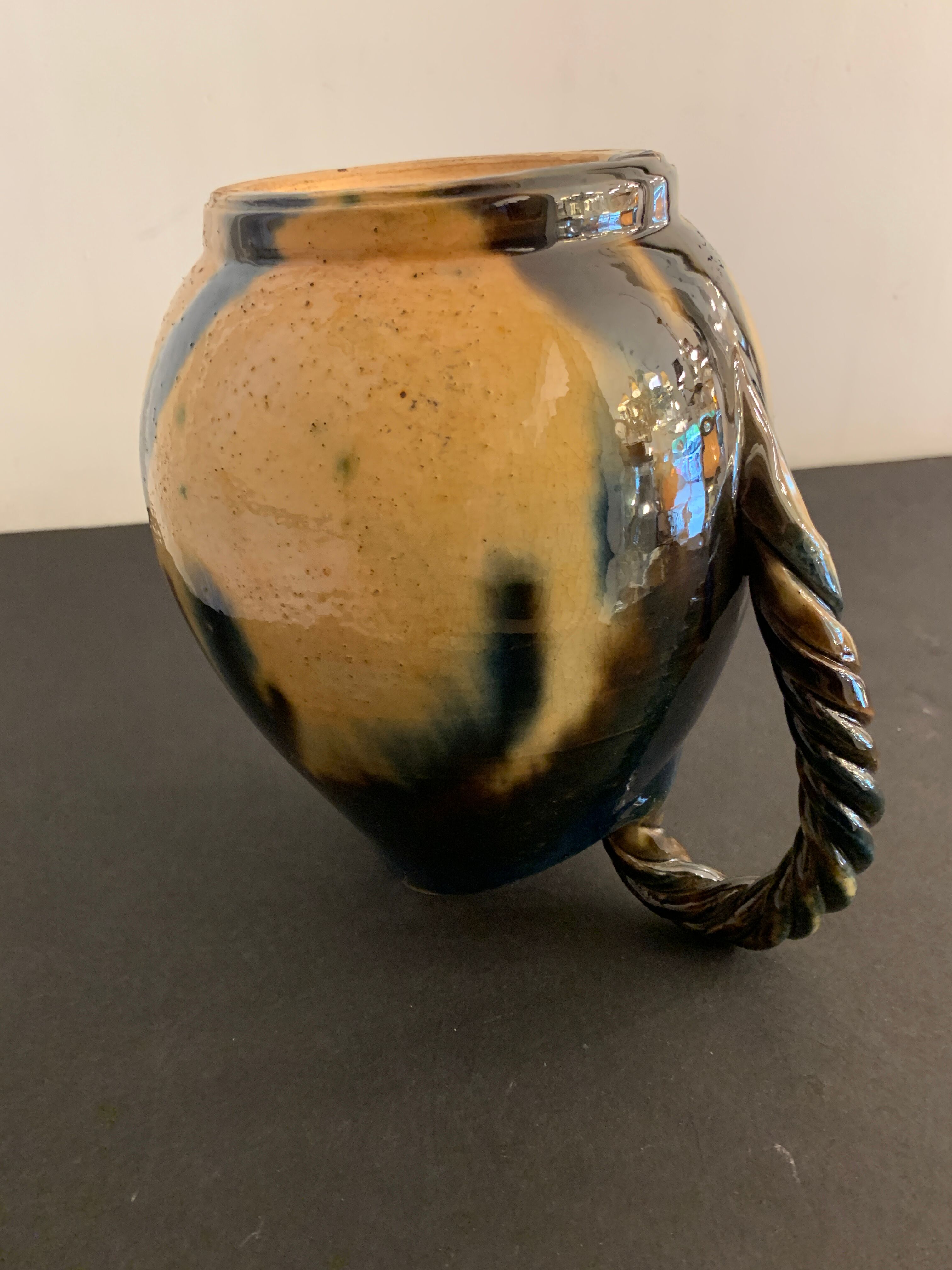 Ceramic pitcher, FPP Vallauris, 1960