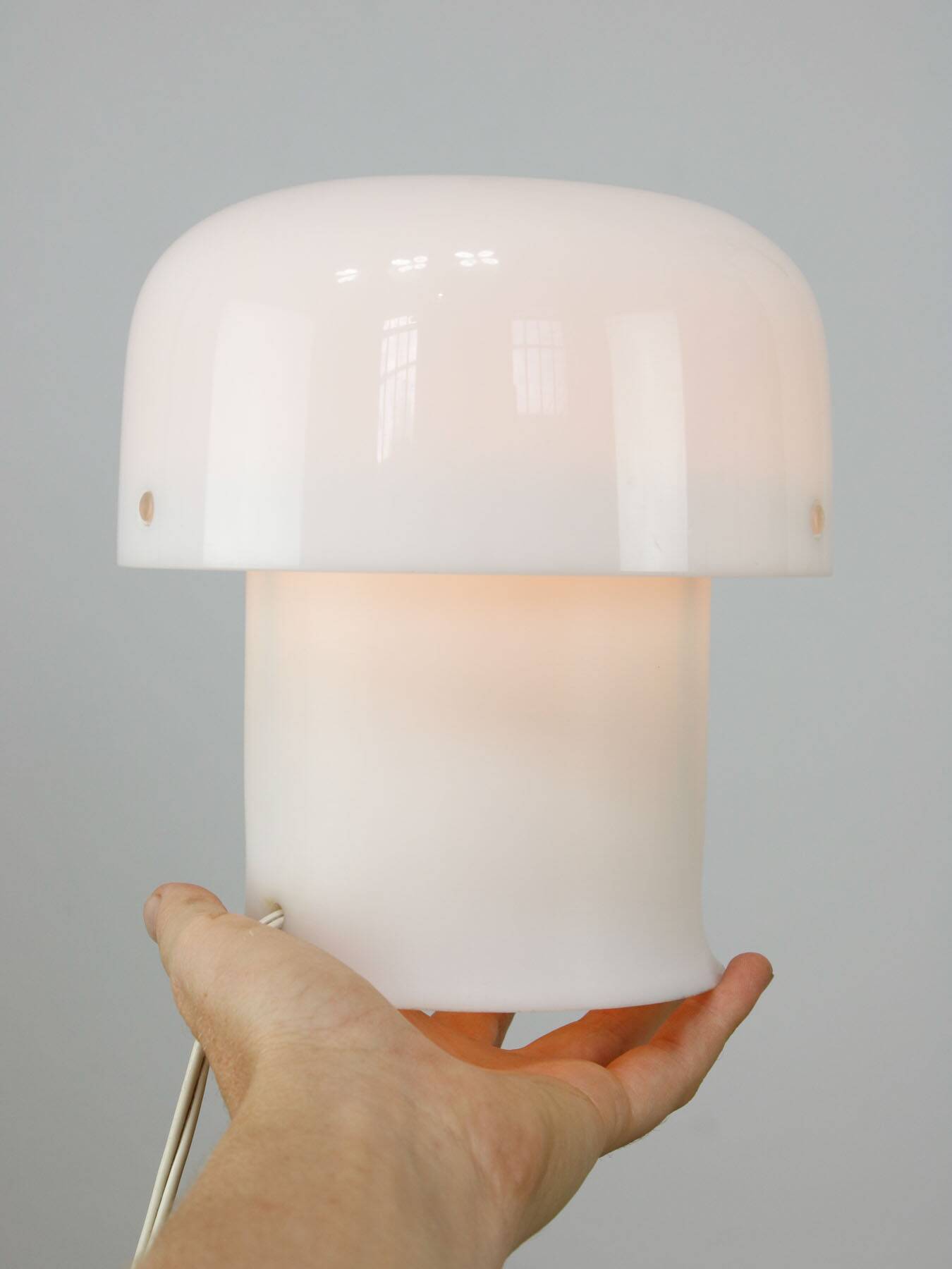 Space-age Mushroom Table Lamp by Luigi Massoni for Guzzini, 1970s