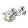 5 tasses à expresso en porcelaine