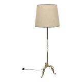 Bronze and white marble floor lamp 1960