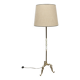 Bronze and white marble floor lamp 1960