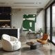 Peinture sur toile Organic vert