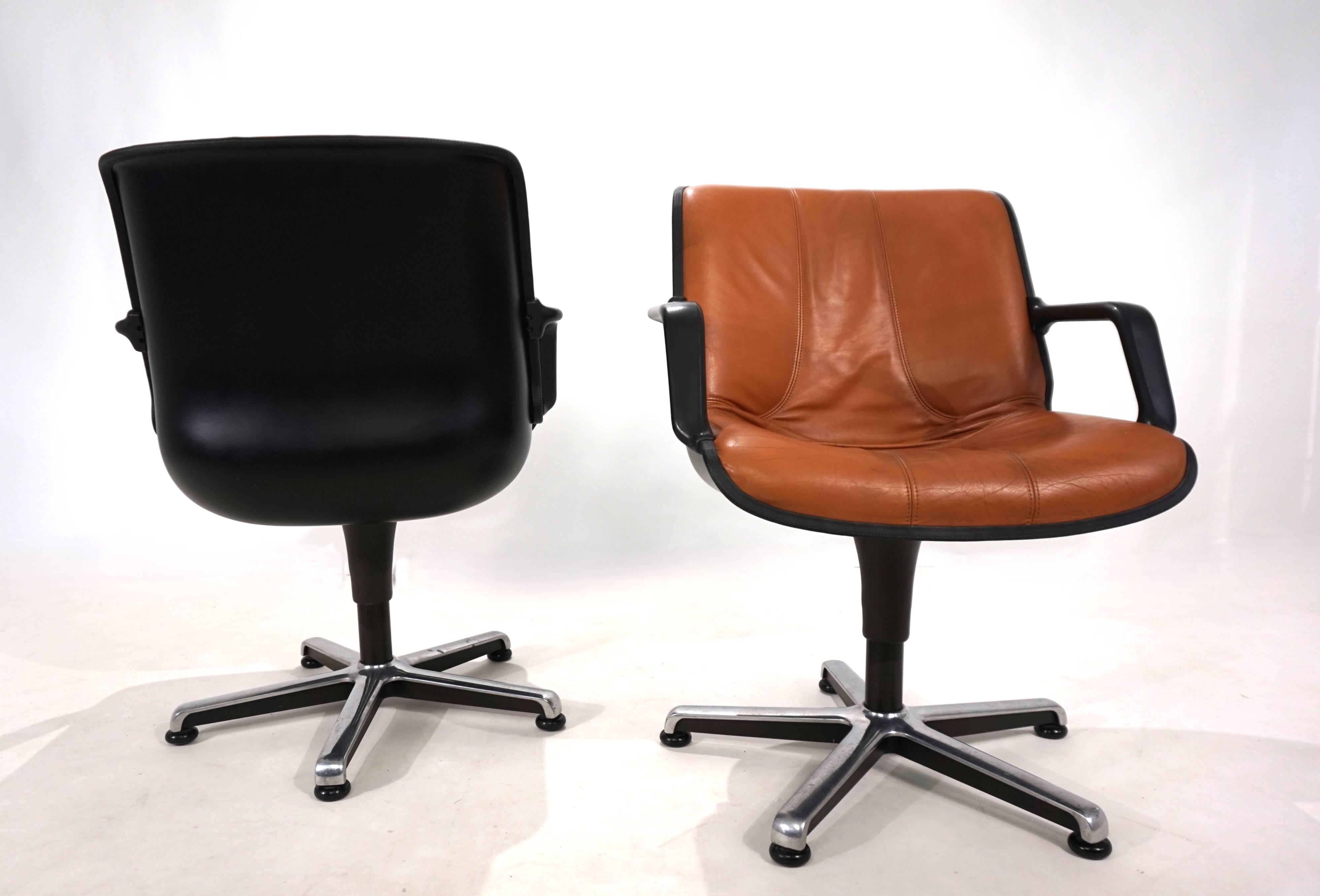Set of two Fröscher office chairs by Burkhard Vogtherr, 1970