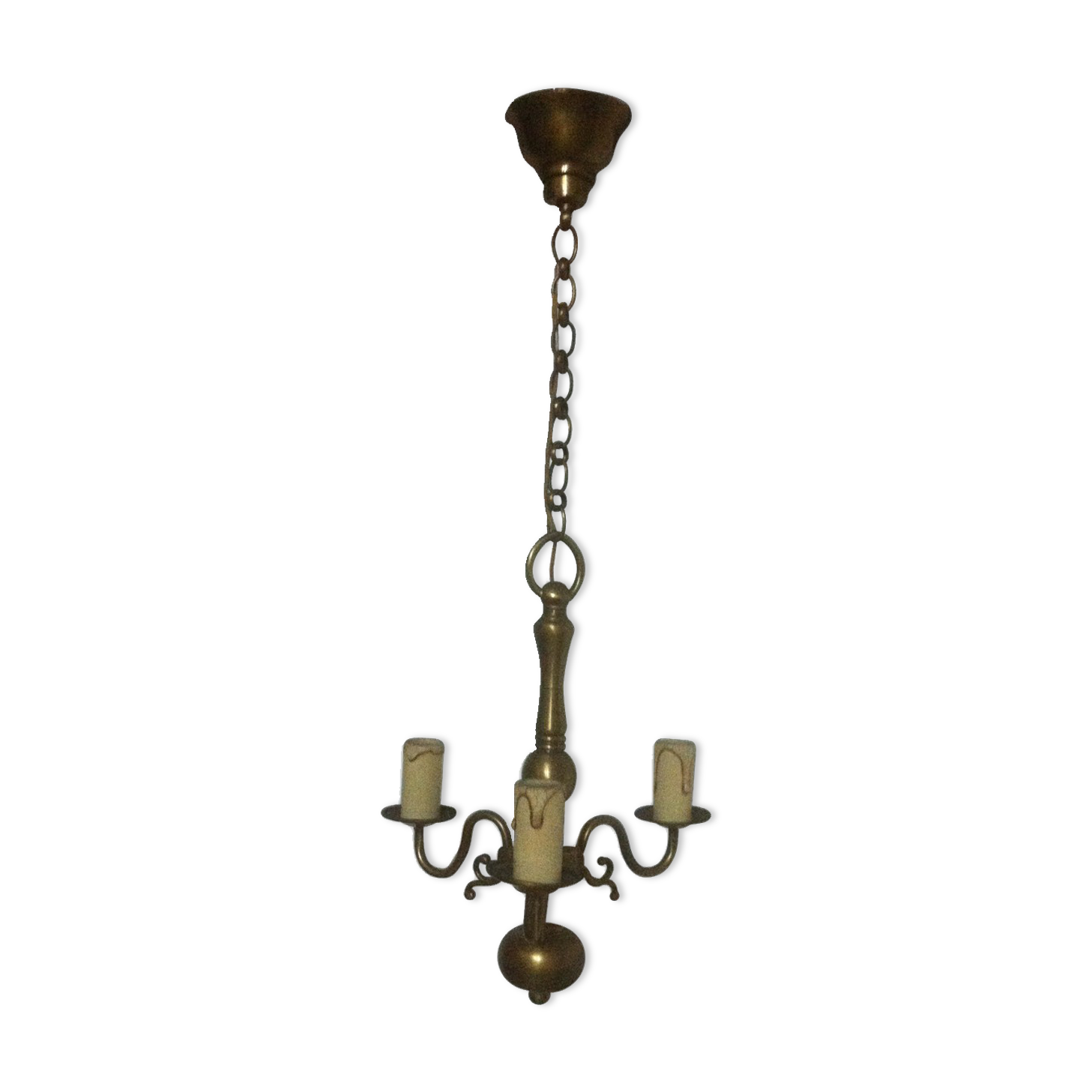 Antique bronze chandelier