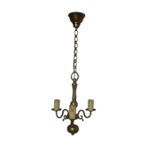 Lustre en bronze ancien
