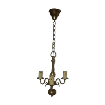 Antique bronze chandelier