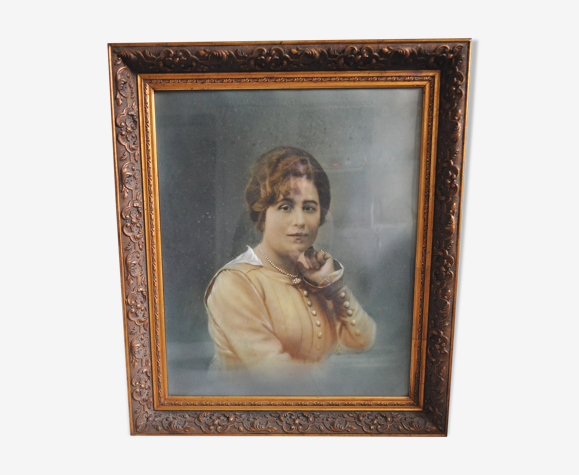 Portrait de femme fin XIXe début XXe