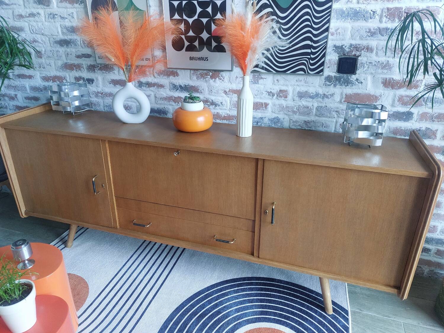 Vintage Scandinavian sideboard