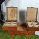 Vintage worker wood foot compass