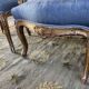 Complete living room louis XV style gilded wood 1900