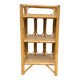 Small rattan bookcase bedside cabinet