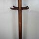 Coat rack parrot rustic walnut and oak totem circa 1930