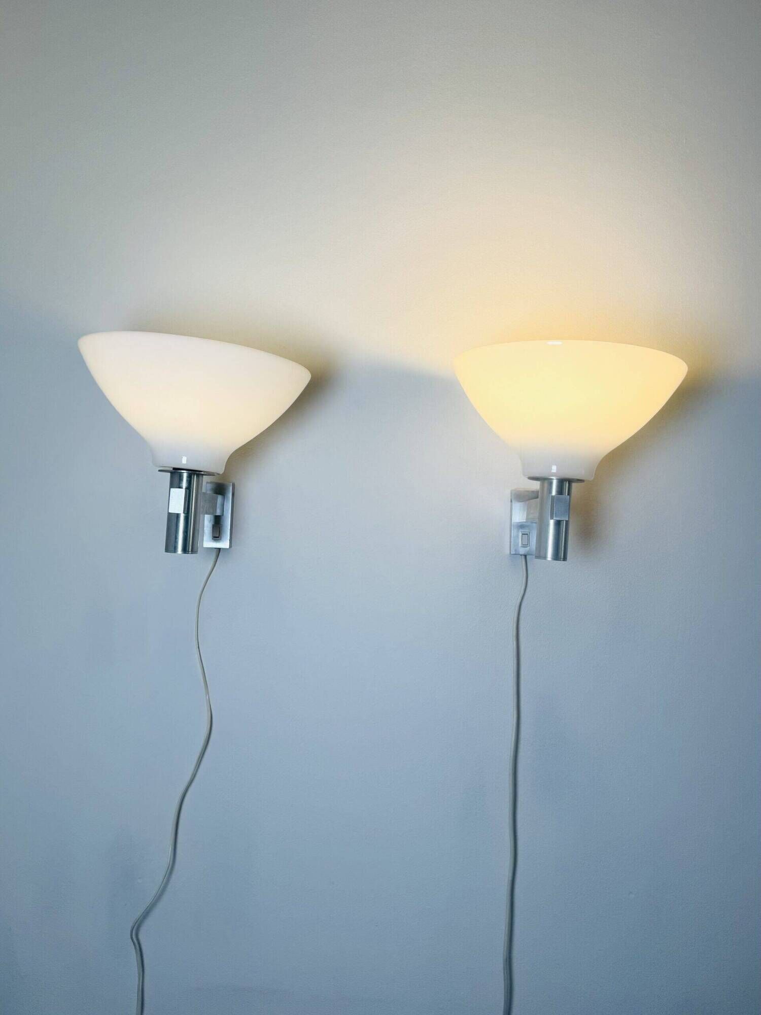Pair Of Uplighter Wall Lamps By Raak Amsterdam, The Netherlands 1960S
