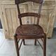 Chaise bistrot gravée