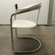 Chaise de bureau en cuir des années 80
