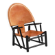 Hoop lounge chair by Werther Toffoloni & Piero Palange, cognac leather