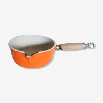 Casserole Le Creuset , 16 cm , cast iron , wooden handle