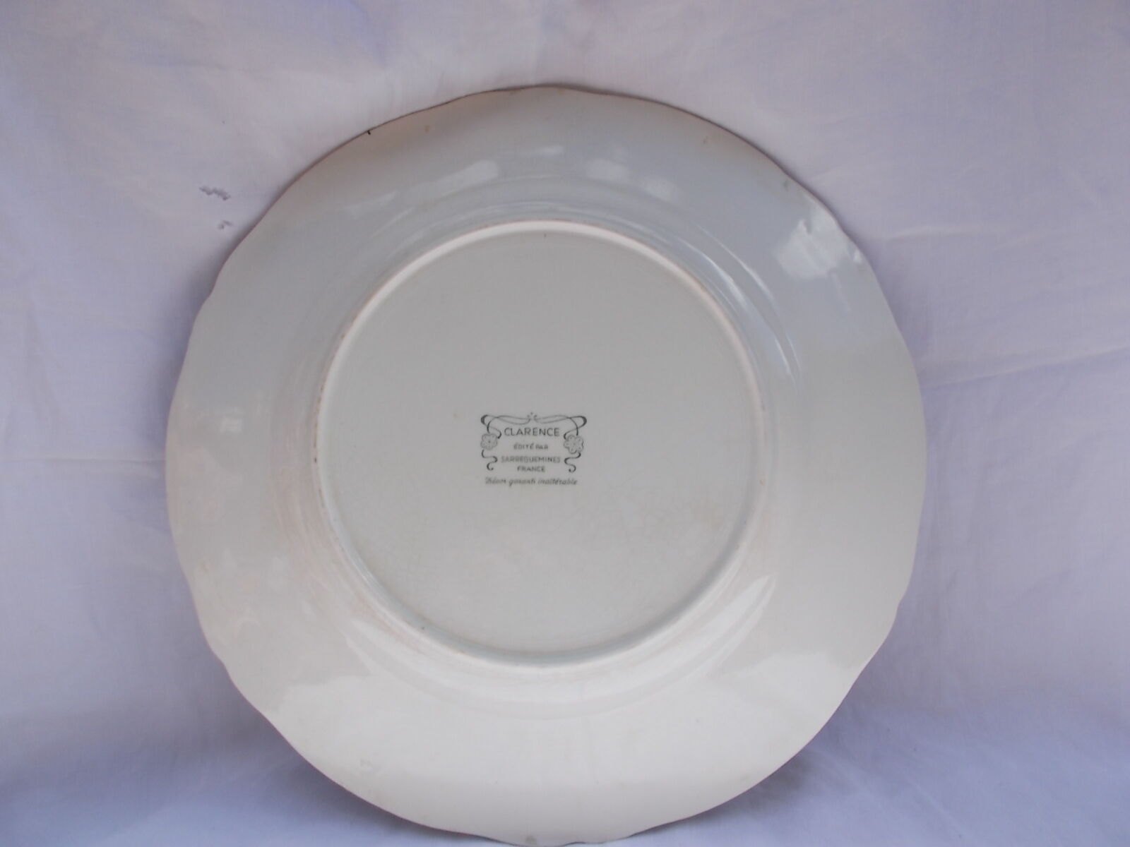 Round flat Sarreguemines