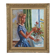Original Swedish oil on canvas – “Woman with Flowers” by Bendt Lauritzen – signed, framed 82 × 72 cm (32.3" × 28.3")