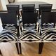 6 chaises artelano vintage - tissu pierre frey