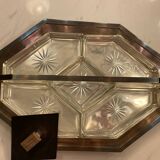 Vintage art deco hors d'oeuvres tray