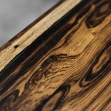 Vintage Mid-Century Modern Swedish Square Rosewood and Aluminium Coffee Table