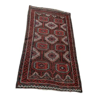 Antique Turkmenistan carpet 206x109