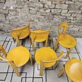 Lot of vintage bruno rey 1970" chairs